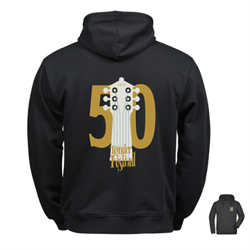 Tønder Festival 50 års logo Hoodie Sort